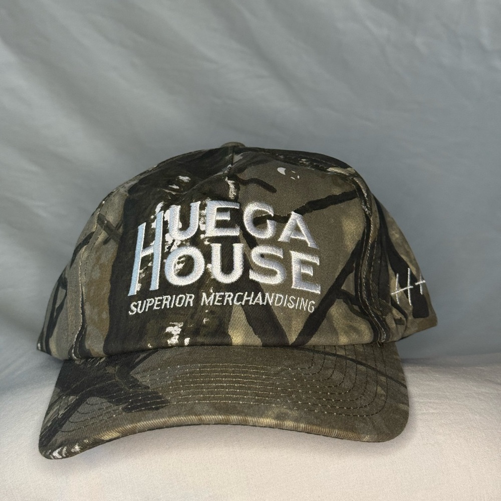 Huega House Camo SnapBack - NWOT